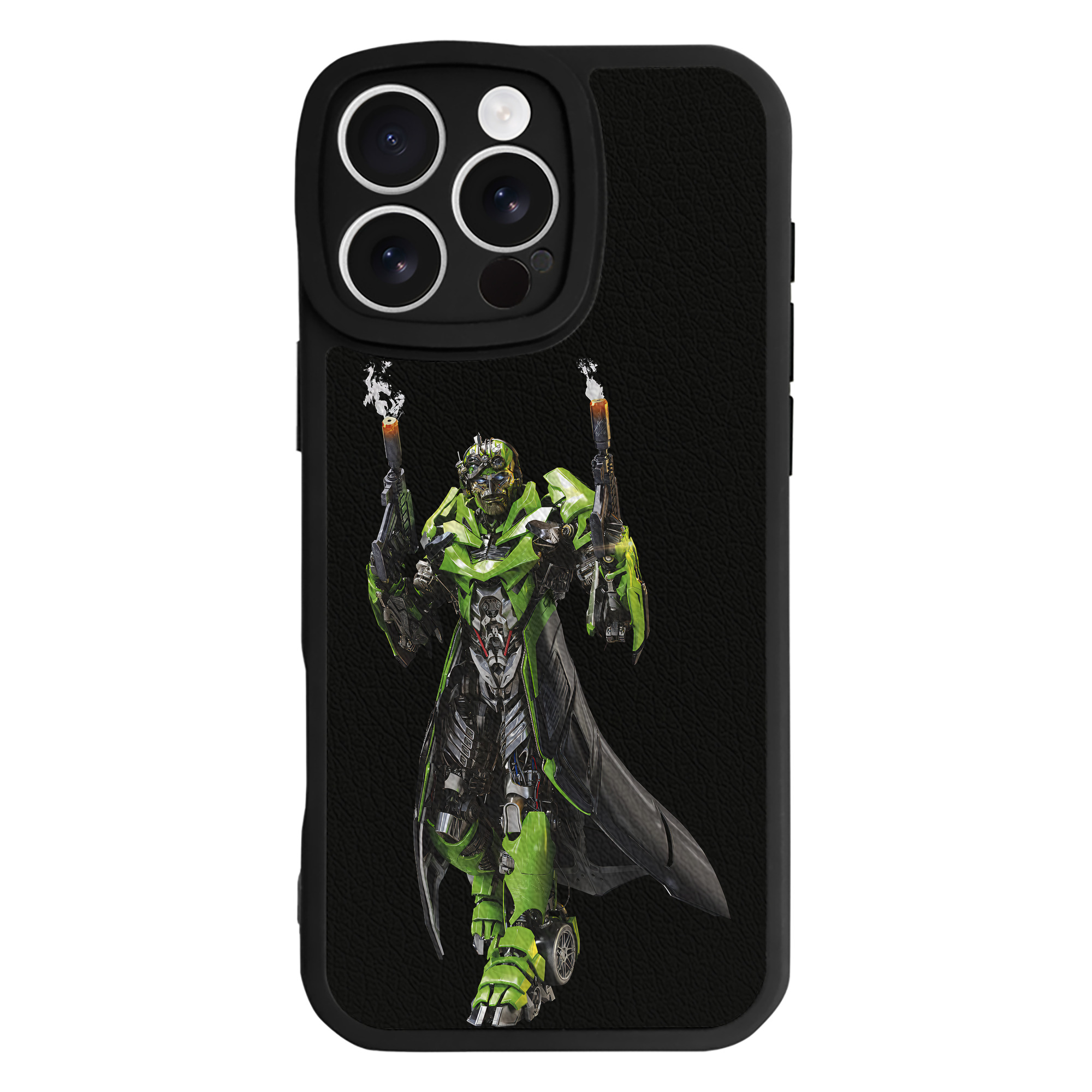 （画像用） Transformers トランスフォーマー 【iPhone 16シリーズ対応】シリコンスマホケース（レザー調） 材質：シリコン